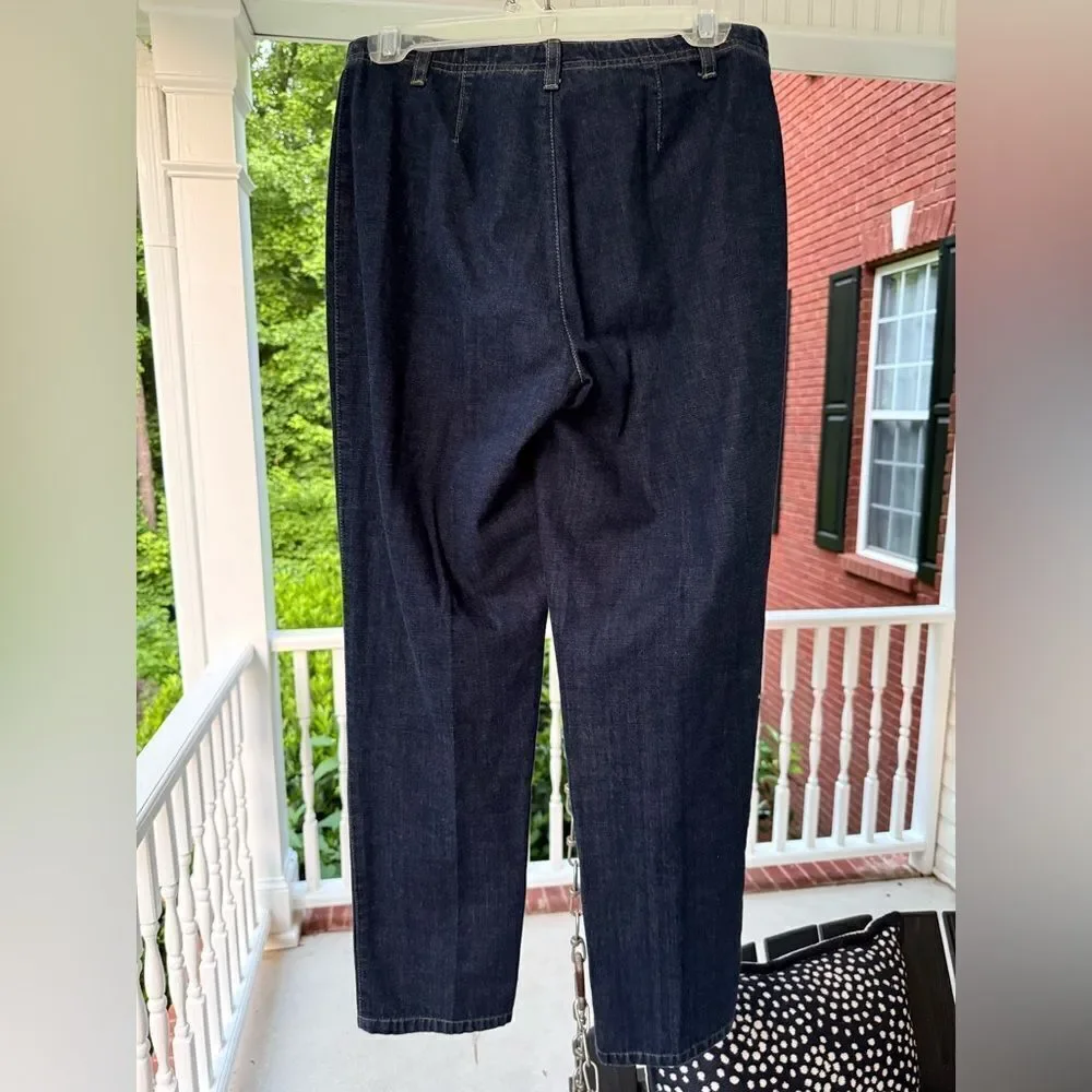 Liz Claiborne Lizwear Dark Blue Women's Jeans. Size Petite 4. EUC.